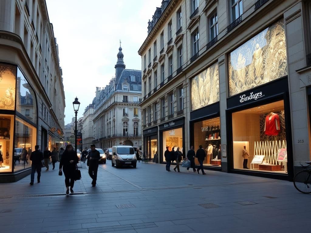 Les vitrines des grands magasins illuminent Paris