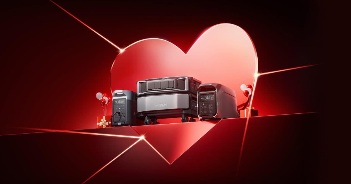 « Découvrez l’incroyable promotion EcoFlow pour la Saint-Valentin : Jusqu’à 57% de réduction sur les stations d’énergie et plus encore ! »