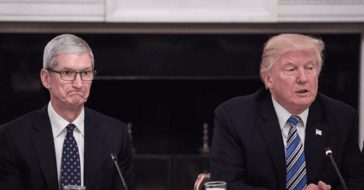 Trump critique Tim Cook sur la production d’iPhones en Inde, soulignant la nécessité de relocaliser en Amérique