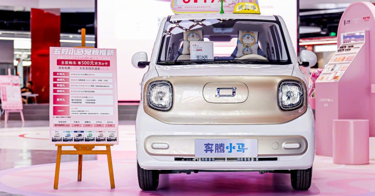 Un nouveau véhicule électrique vient d’être lancé en Chine pour moins de 4 600 euros.