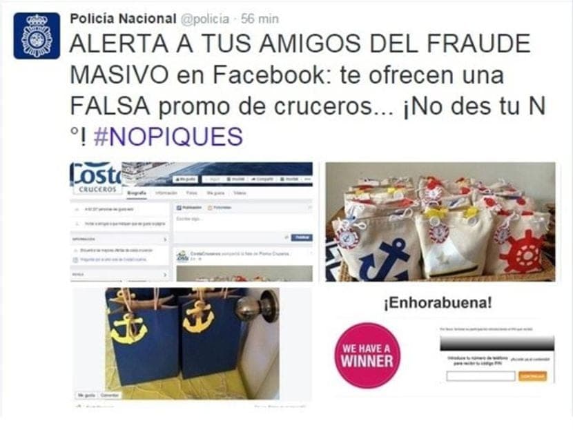 Alerta fraude sur Facebook : comment se prémunir contre la supercherie Costa Cruceros