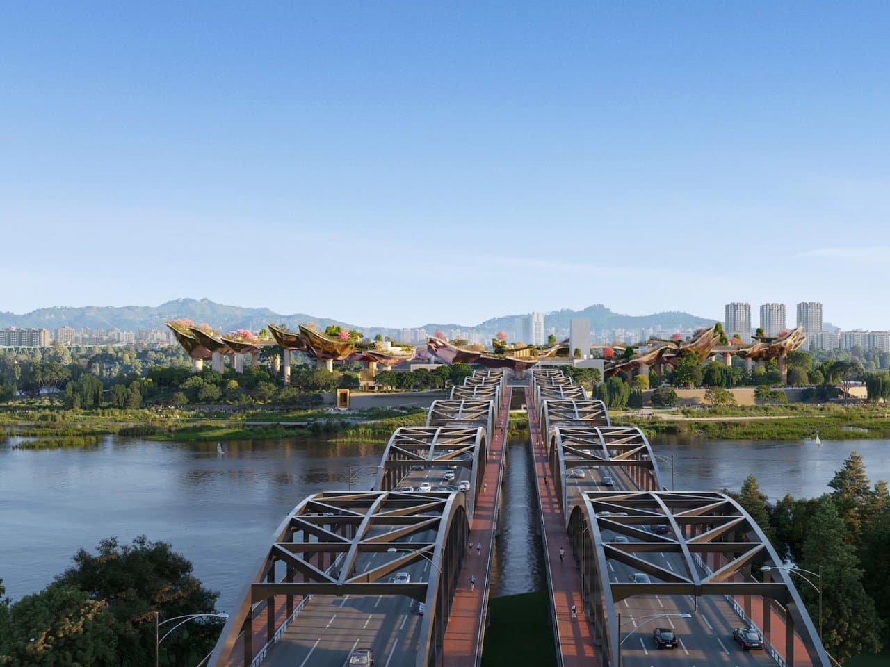 Découvrez Comment Heatherwick Studio Transforme une Île Oubliée de Séoul en une Oasis Musicale Inédite !