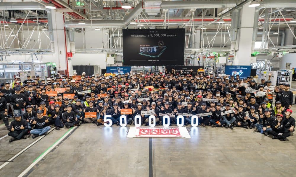 Tesla Giga Shanghai atteint un cap majeur avec la production de son 5 millionième pack de batteries