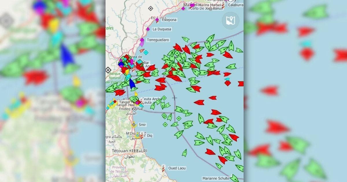 Borrasca Ingrid : impact sur le trafic maritime et blocage du Estrecho