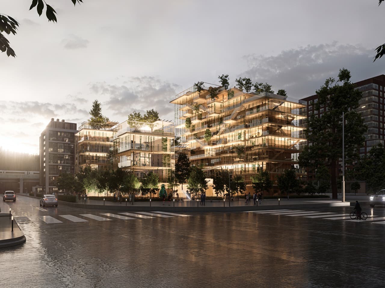 Découvrez ce Bâtiment Autonome en Chine : Culture de Nourriture à Chaque Étage sur un Terrain Agricole!