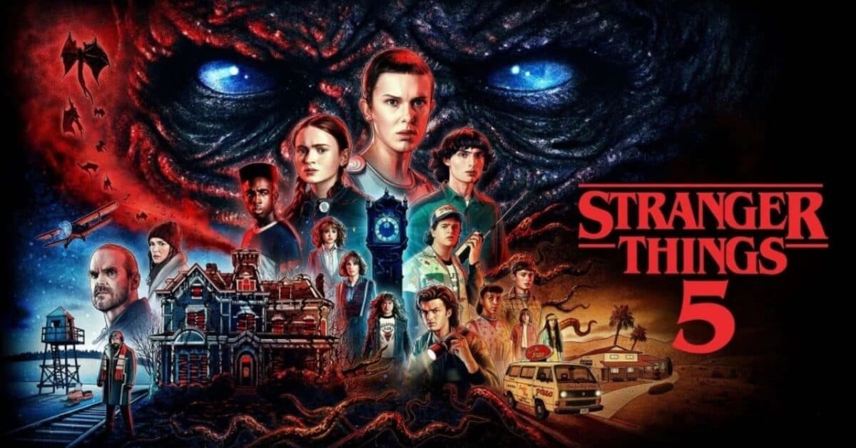 Stranger Things saison 5 : le poster officiel du grand final révélé !