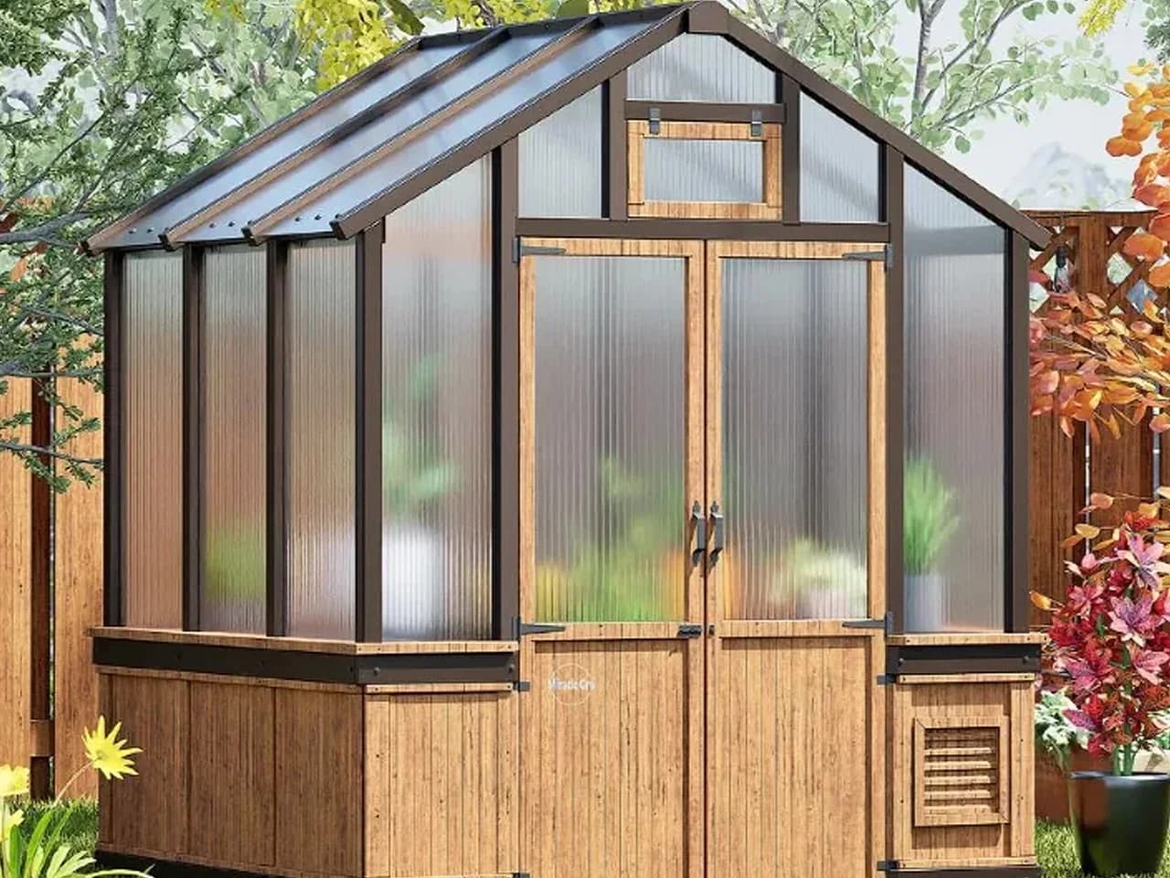 Découvrez Comment Cette Serre en Bois Résout le Plus Grand Problème des Jardiniers de Jardinage!