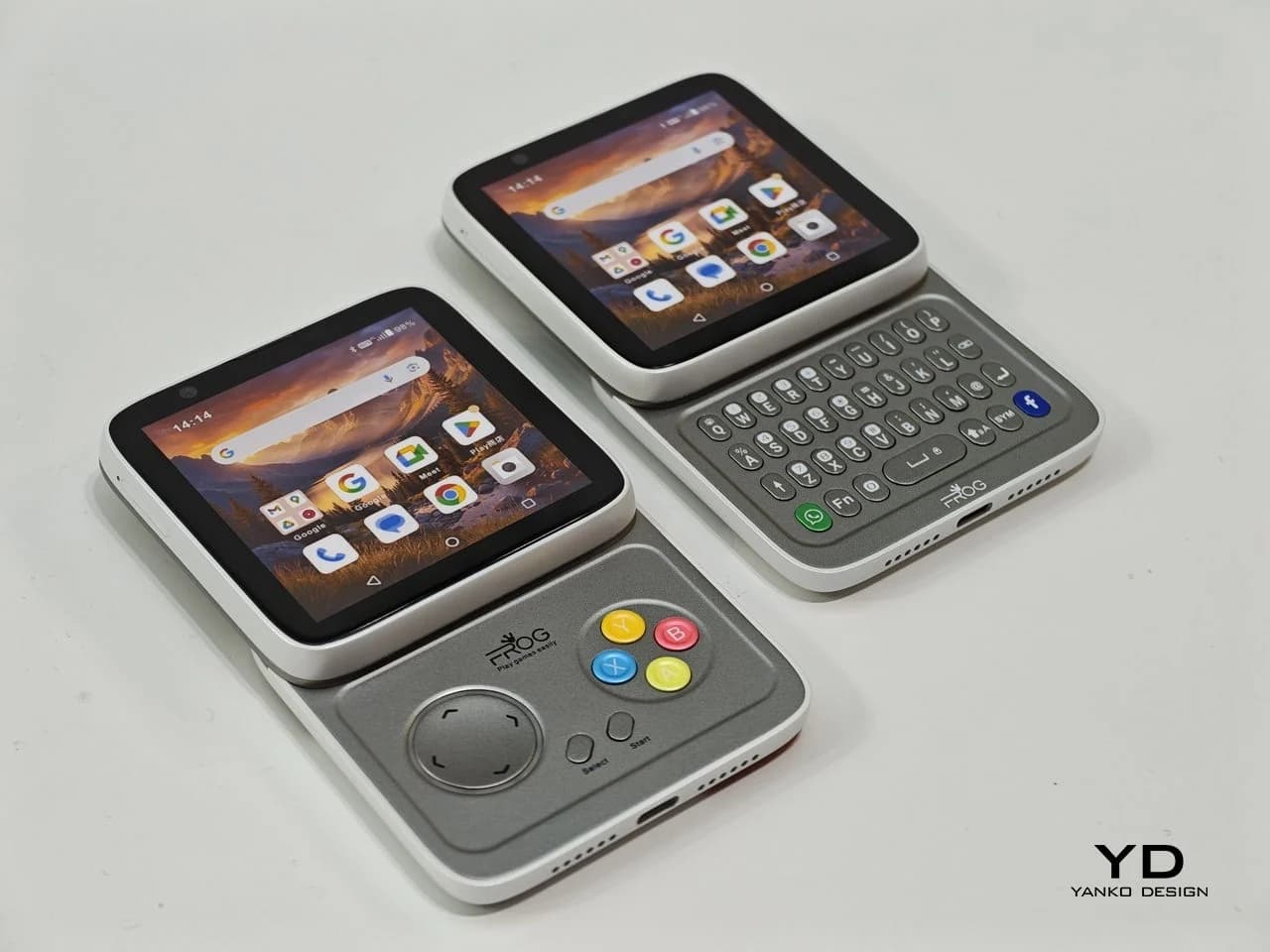 Découvrez ce Téléphone Carré qui Se Transforme en BlackBerry ou Game Boy : Une Révolution Technologique !