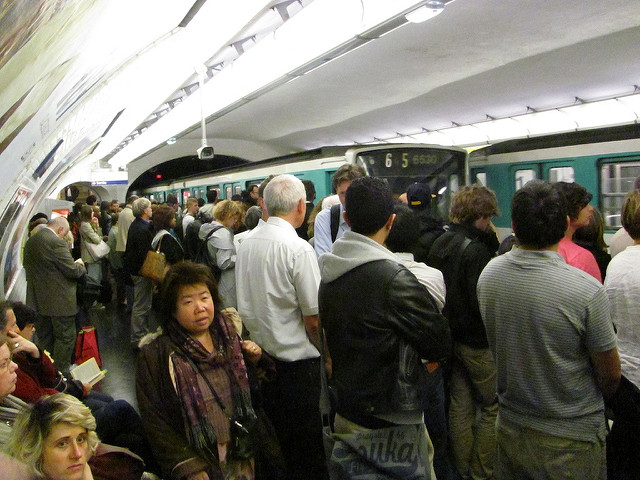 Rush hour métro