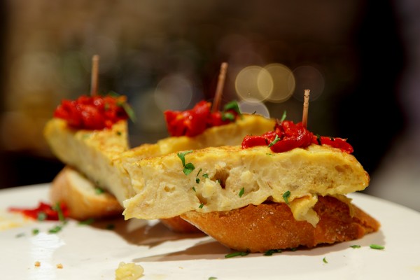 Salamanque, la ville dorée ! - plare. Pintxos de tortilla