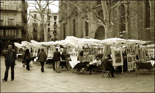 Plaça del Pi - Quartier Gothique - Barcelone