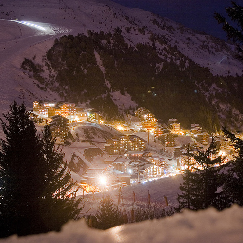 Méribel de nuit
