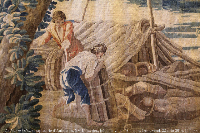 Le limousin a du chien ! - plare. Tapisserie Aubusson