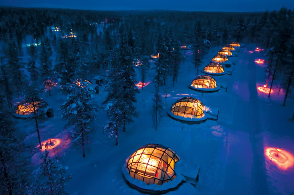 Hébergements insolites pour amoureux du grand froid - plare. Igloo_village