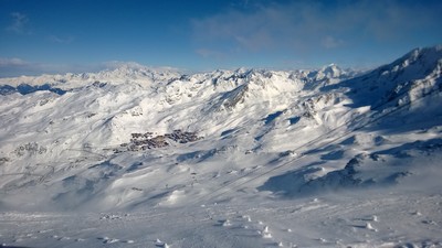 Magnifique vue des montagnes de Val-Thorens cf - Matt Squirrell -Montagnes