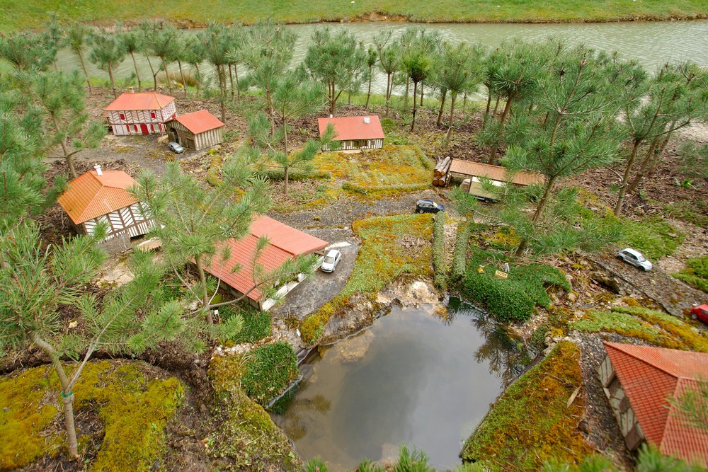 Un village miniature des Landes :C'est innovant n'est ce pas !