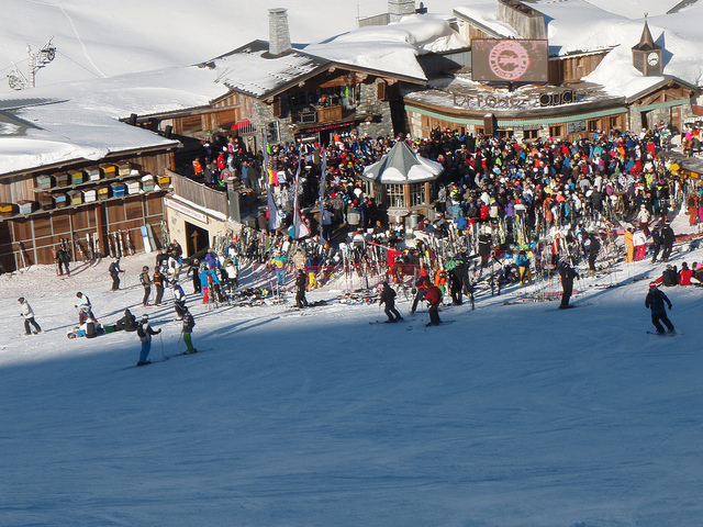 station de ski pour faire la fête