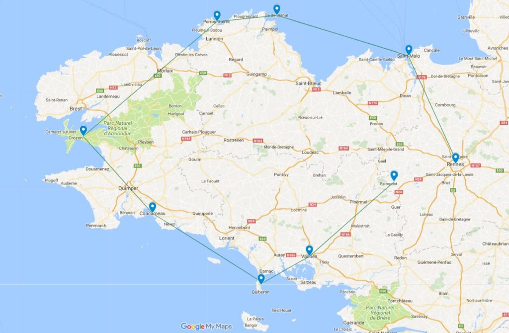 Visiter la Bretagne en 10 jours : que faire? - plare. tour en bretagne - plare.