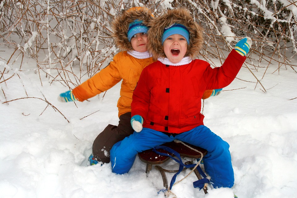 La luge: effet sourire garanti pour les enfants - Crédit photo @Adina Voicu - Pixabay