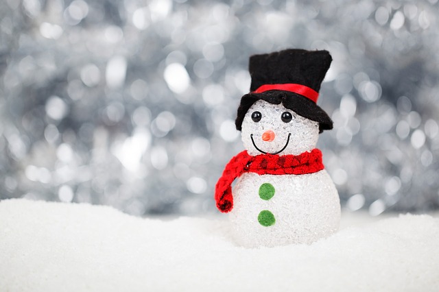 Qui ne s'est jamais amusé à habiller son propre bonhomme de neige ? Crédit photo @PublicDomainPictures (Pixabay)
