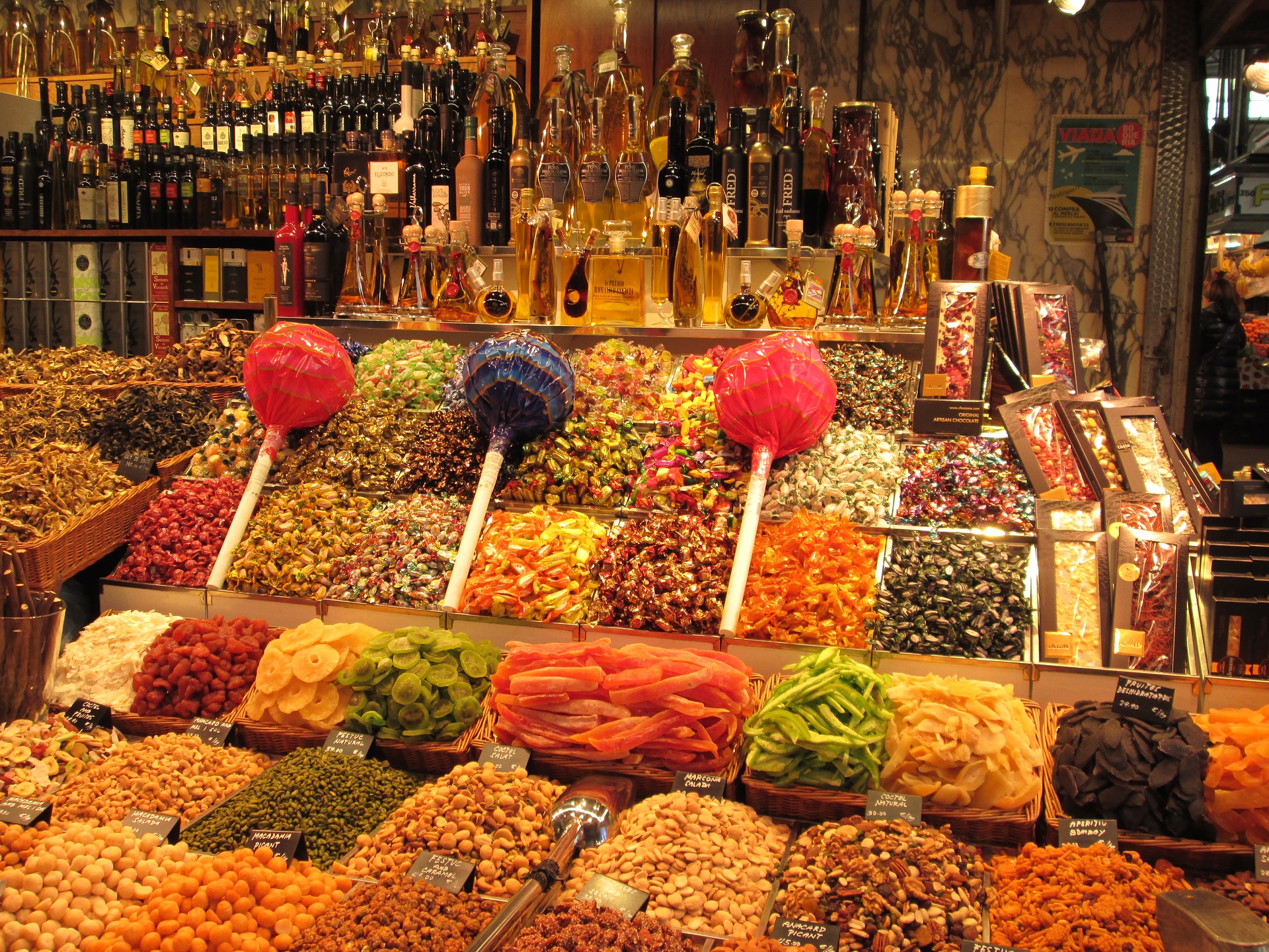 La Boqueria, Barcelone - @dzsoofi - Pixabay