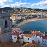Vue sur la ville de Peniscola au loin - Région de Valence - @gayulo - Pixabay