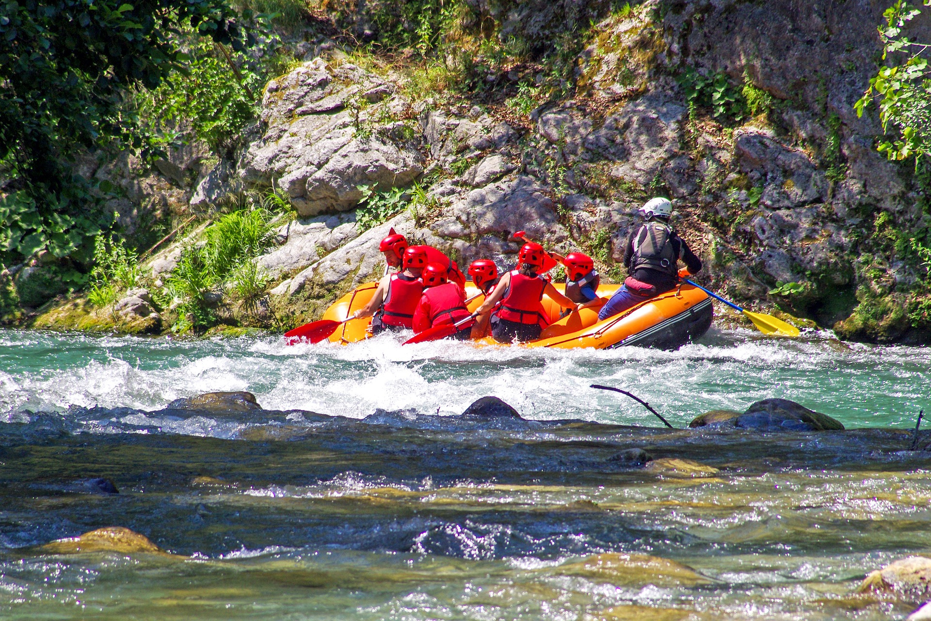 Rafting sur le fleuve de Lao - @valtercirillo - Pixabay