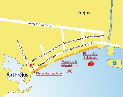 Plages de fréjus