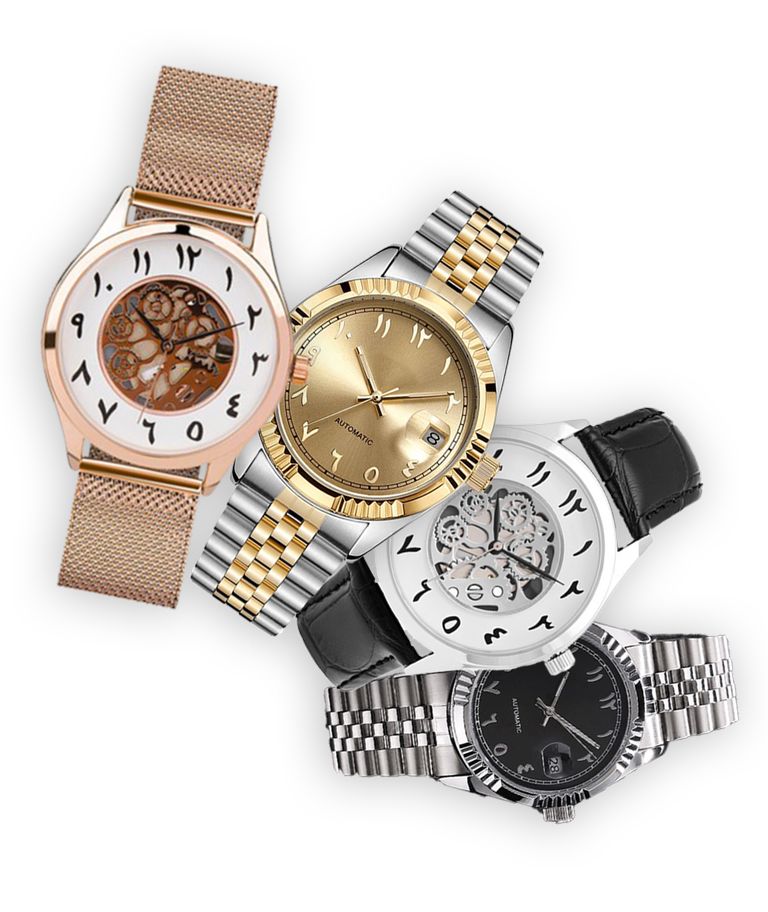 montre chiffres arabes