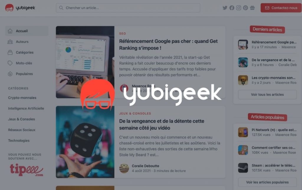 Blog jeu vidéo : YubiGeek, le meilleur de l’actualité online Yubigeek