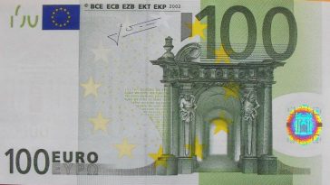 100 EUROS - Plare