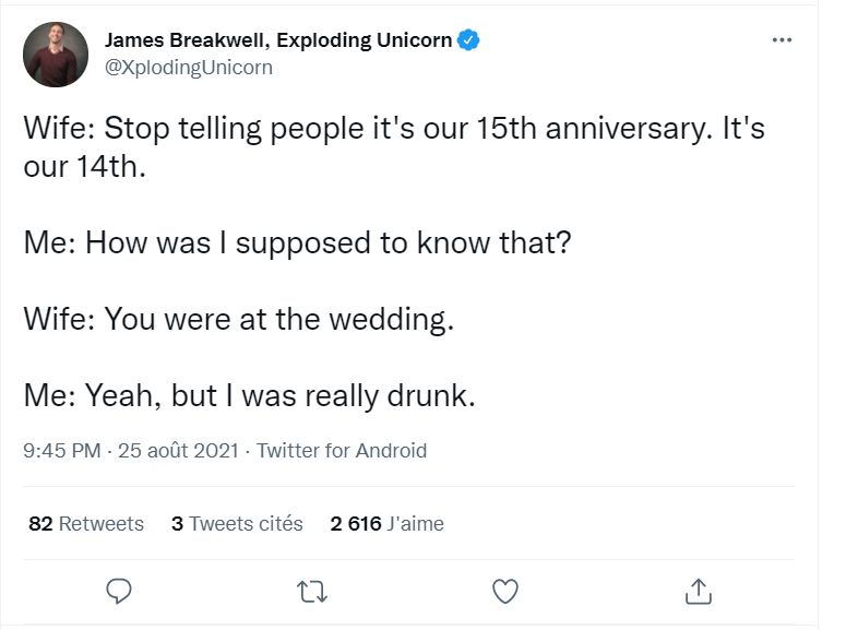Après 15 ans de mariage