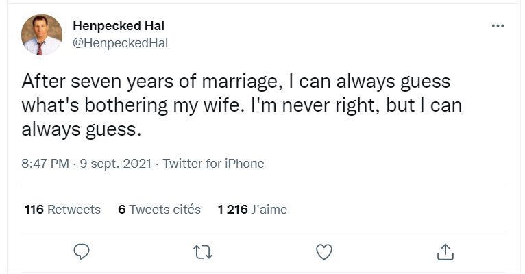 Après 7 ans de mariage