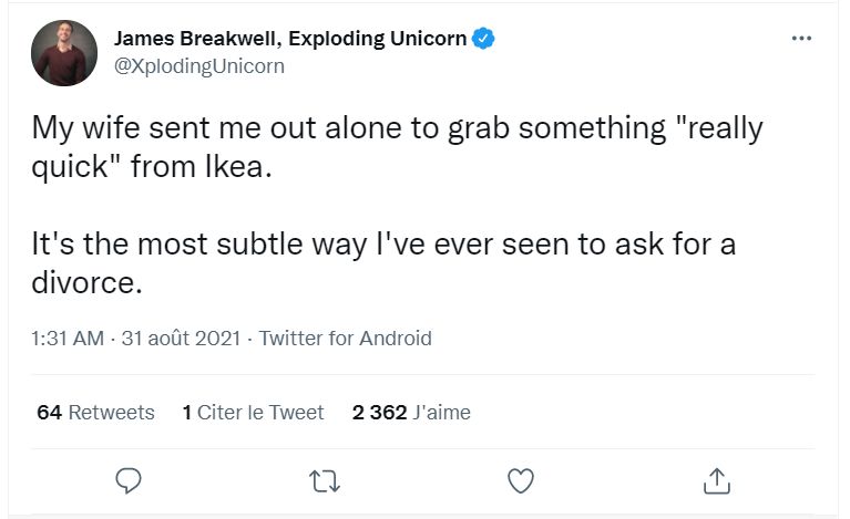 Ikea et tu divorces