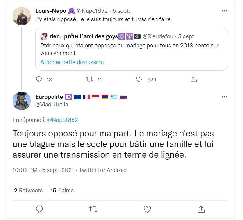 Mariage pour tous par pour tout le monde
