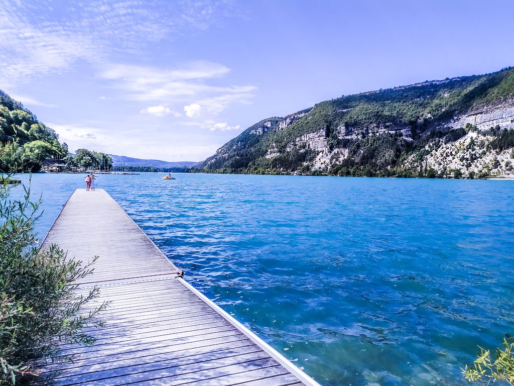 Spot de baigande Lac de Nantua se baigner à Lyon - Plare
