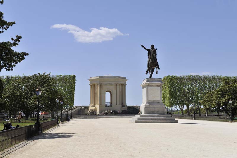 Top 10 des choses à faire à Montpellier pendant un week-end - plare. Promenade du Peyrou - plare.