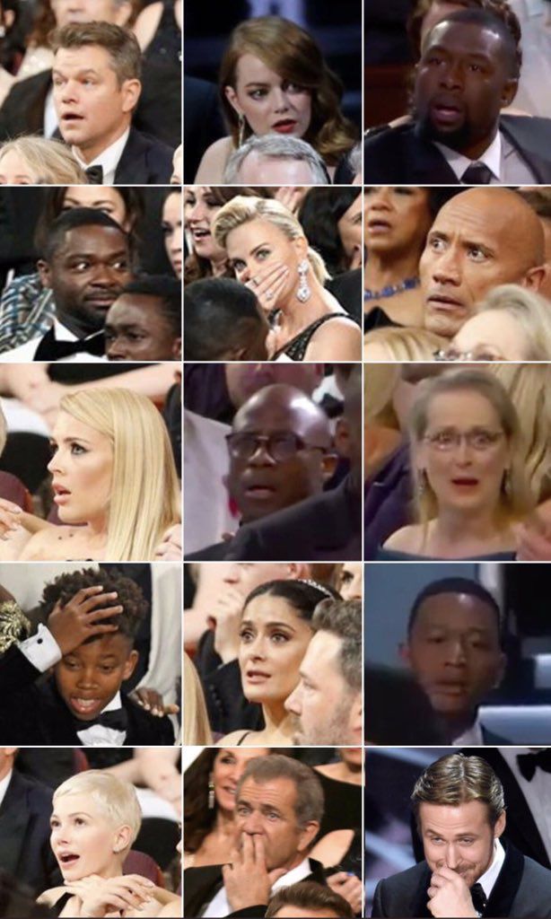 Oscars 2017 Meme Lala land erreur prix Will Smith Chris Rock- Plare