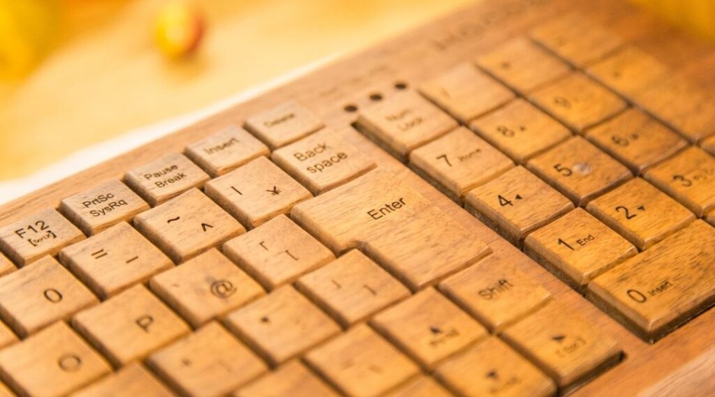 clavier en bois