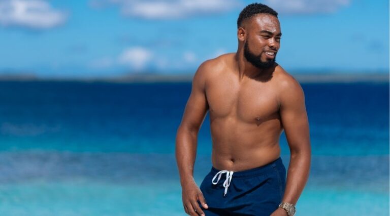 homme à la plage