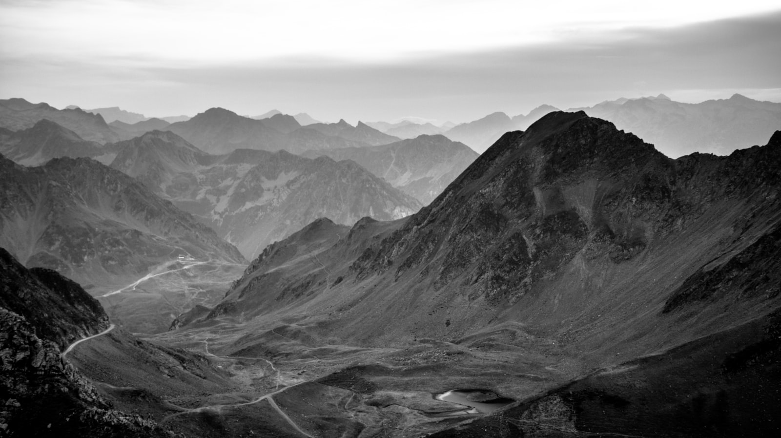 Montagne vue ciel Pic du midi Bigorre Plare