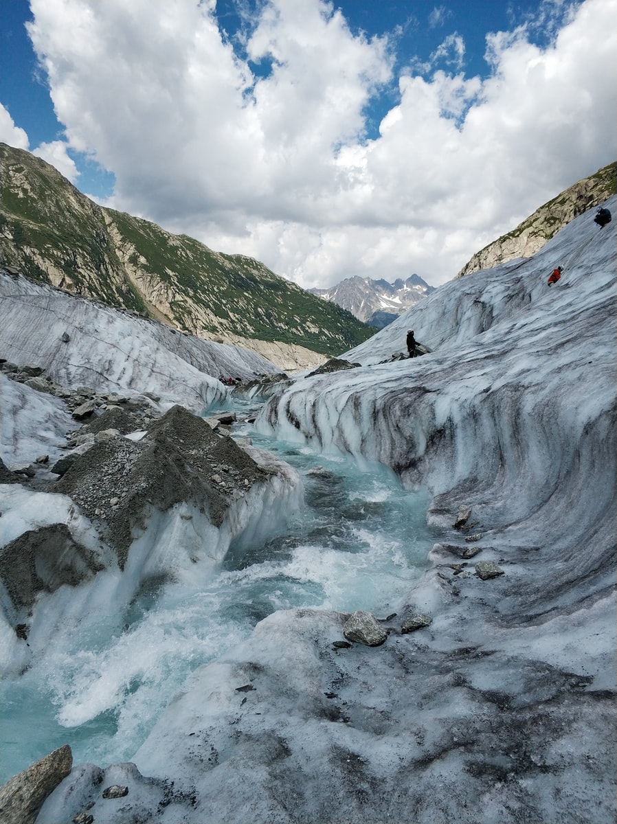 Mer de Glace montagne neige plare