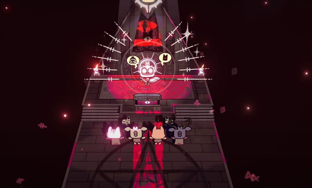 Cult of the Lamb jeu video mouton secte rogue like Plare