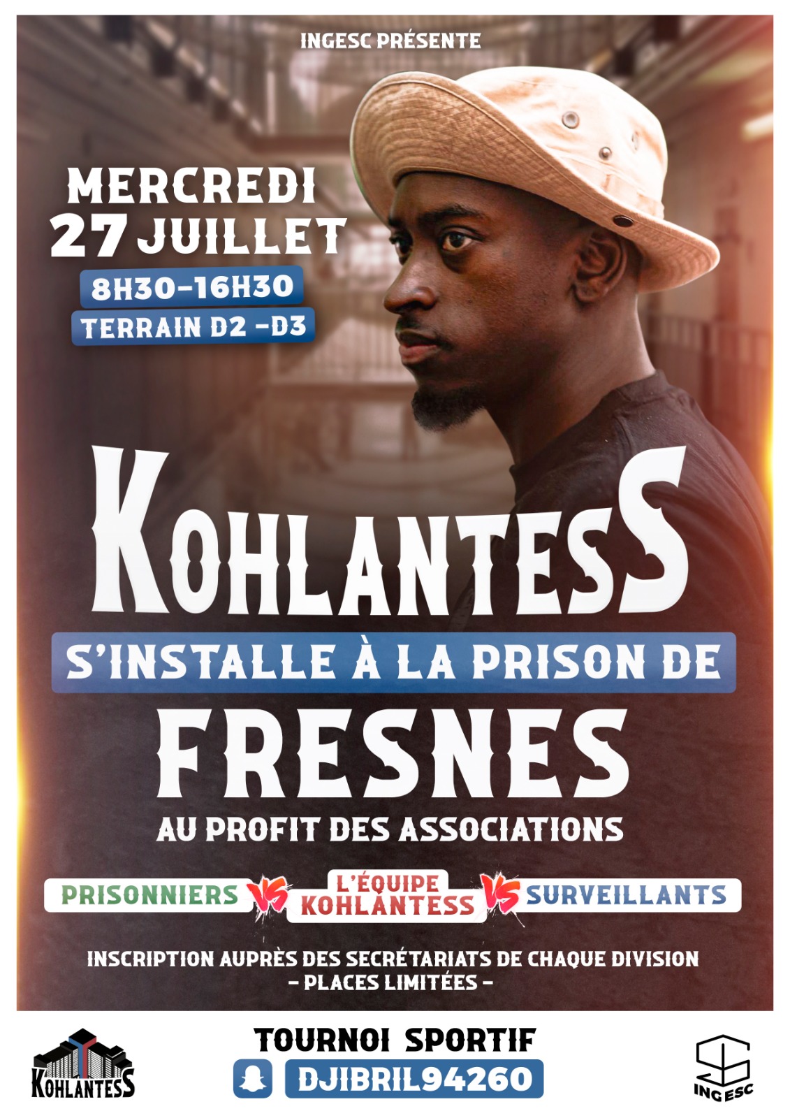 Kohlantess karting prison Fresnes Polemique Plare