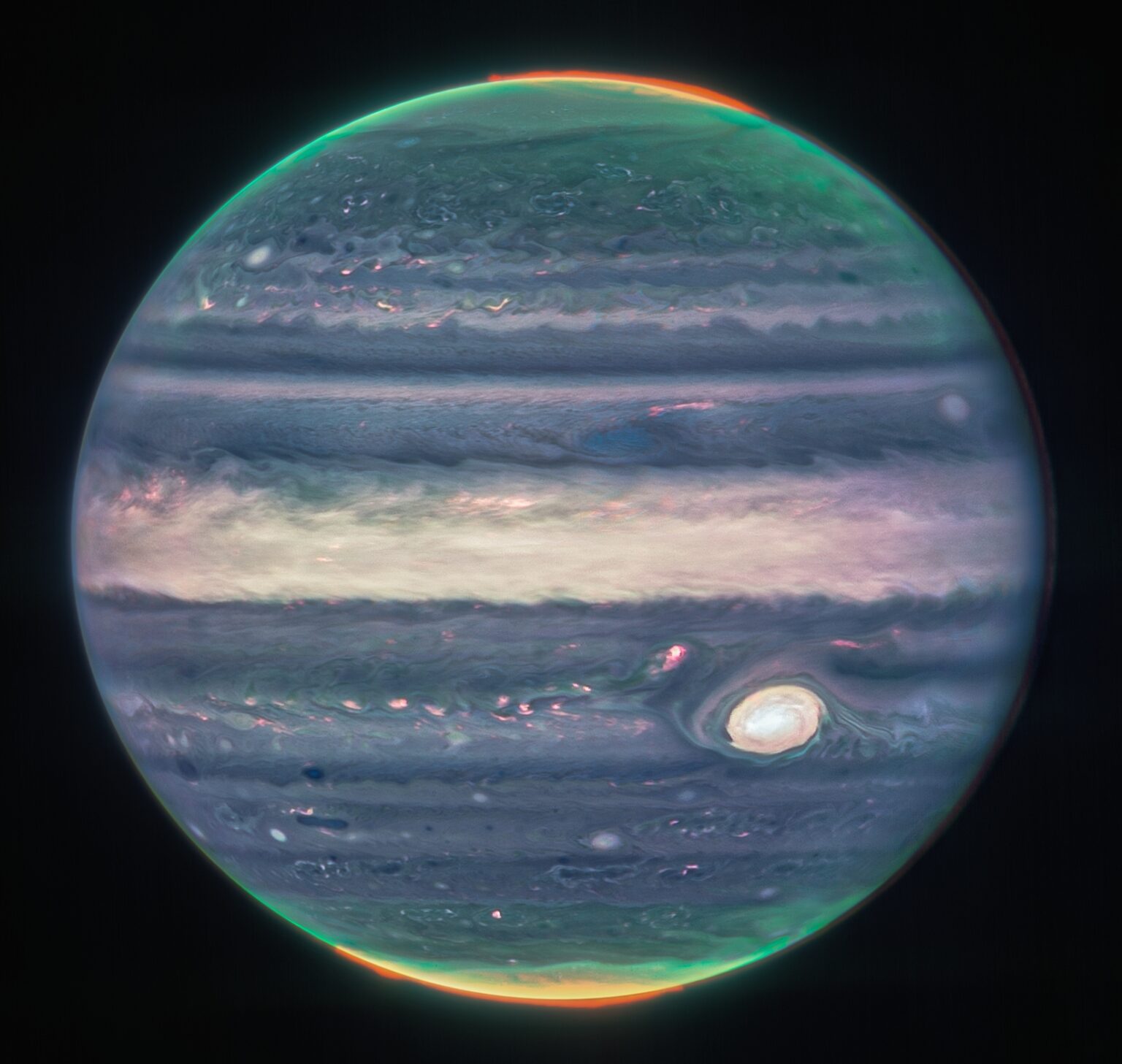 Télescope James Webb : La Nasa dévoile de nouvelles images exceptionnelles de Jupiter Jupiter image aurore boréale télescope James Webb Plare
