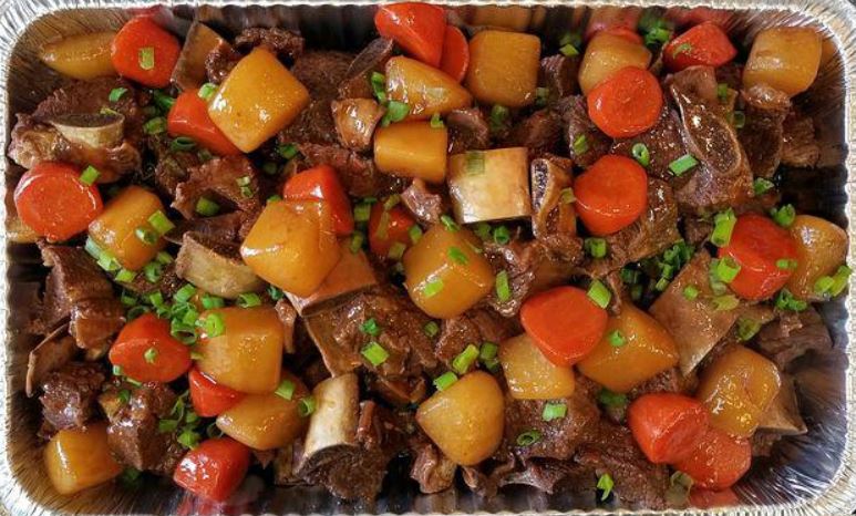 plat en barquette en aluminium