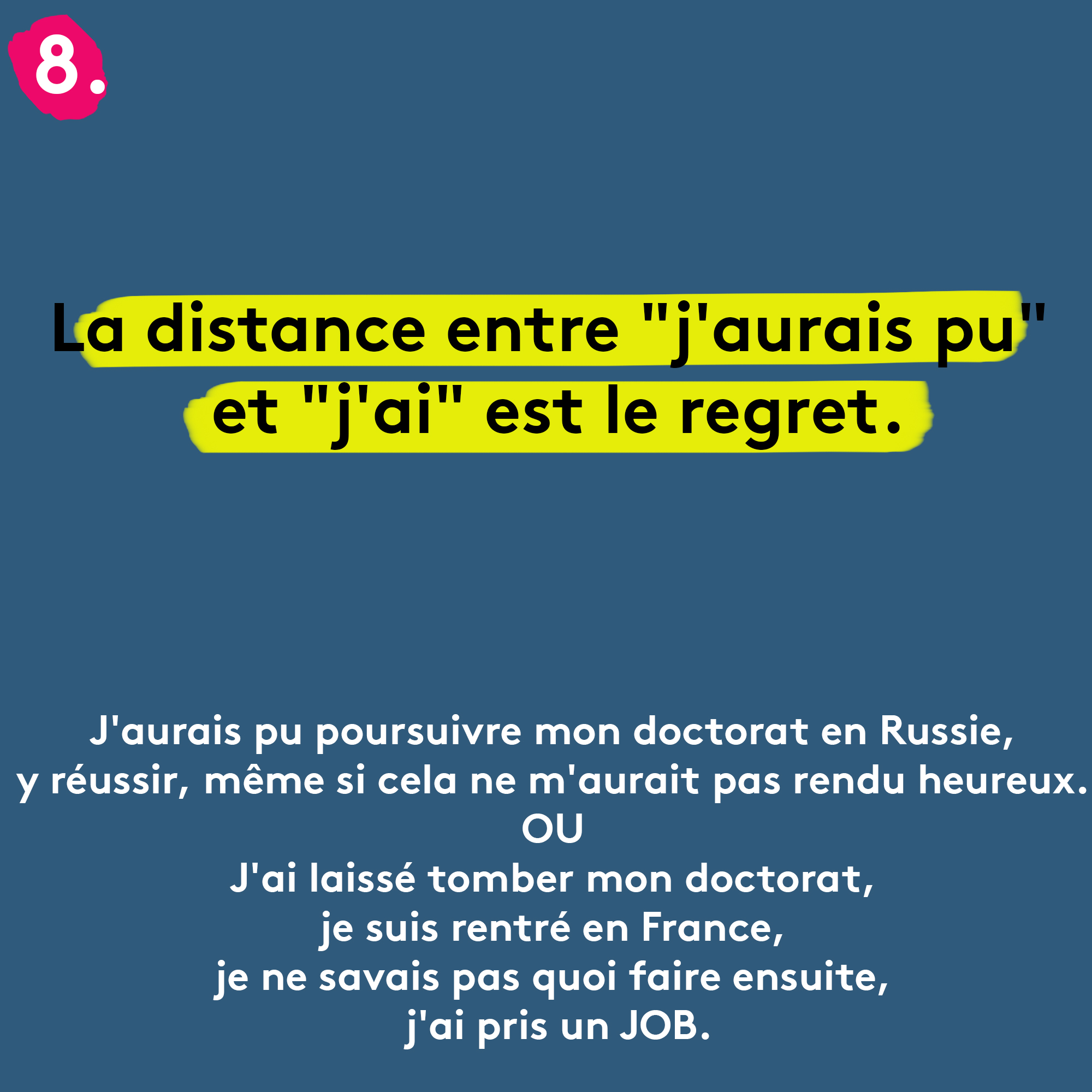 motivation distance j'aurai et j'ai Plare