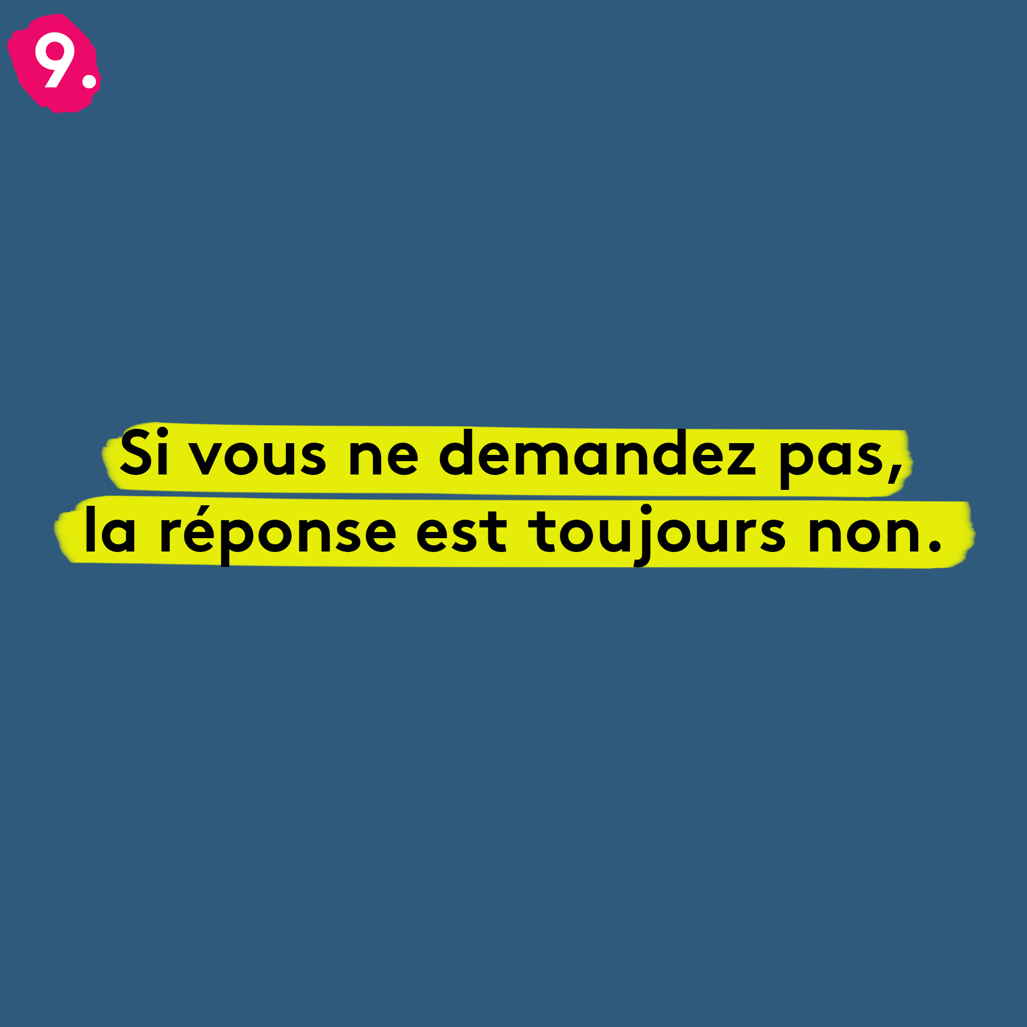 motivation demandez ou c'est non Plare