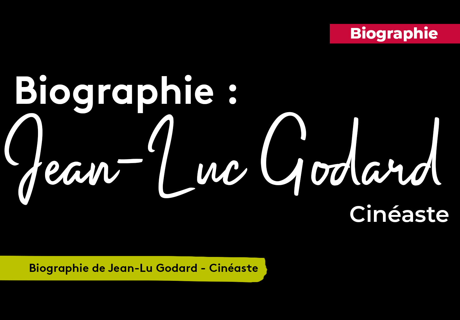 Biographie Jean Luc Godard Cineaste Plare