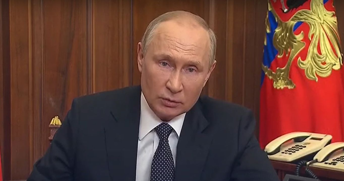 Capture Allocution Vladimir Poutine Mobilisation partielle Ukraine Plare